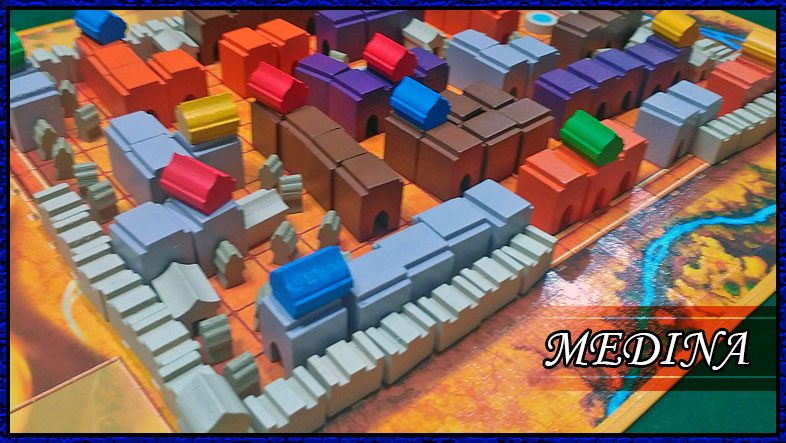 ボードゲーム　メディナ オランダ語版 (Medina) [日本語訳付き] ボードゲームレビュー]メディナ 第2版 | 今日も駄目ダイス